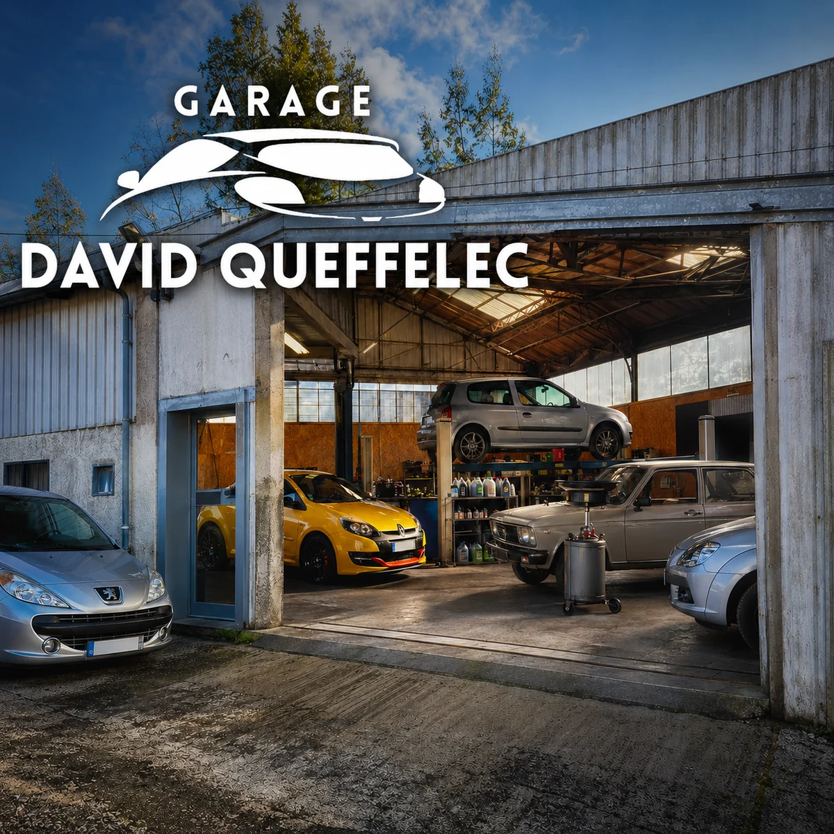 Garage David Queffelec au Moulin Vert à Quimper – vue du garage
